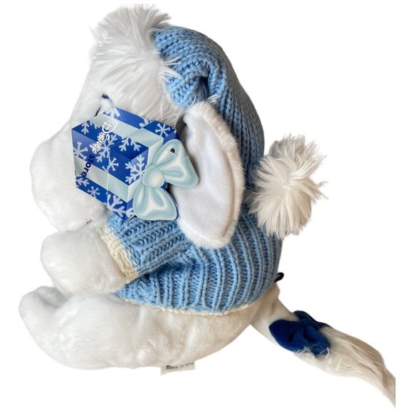Winnie The Pooh And Eeyore Plush Snowflake Pals Disney Store Exclusive White - Picture 16 of 16